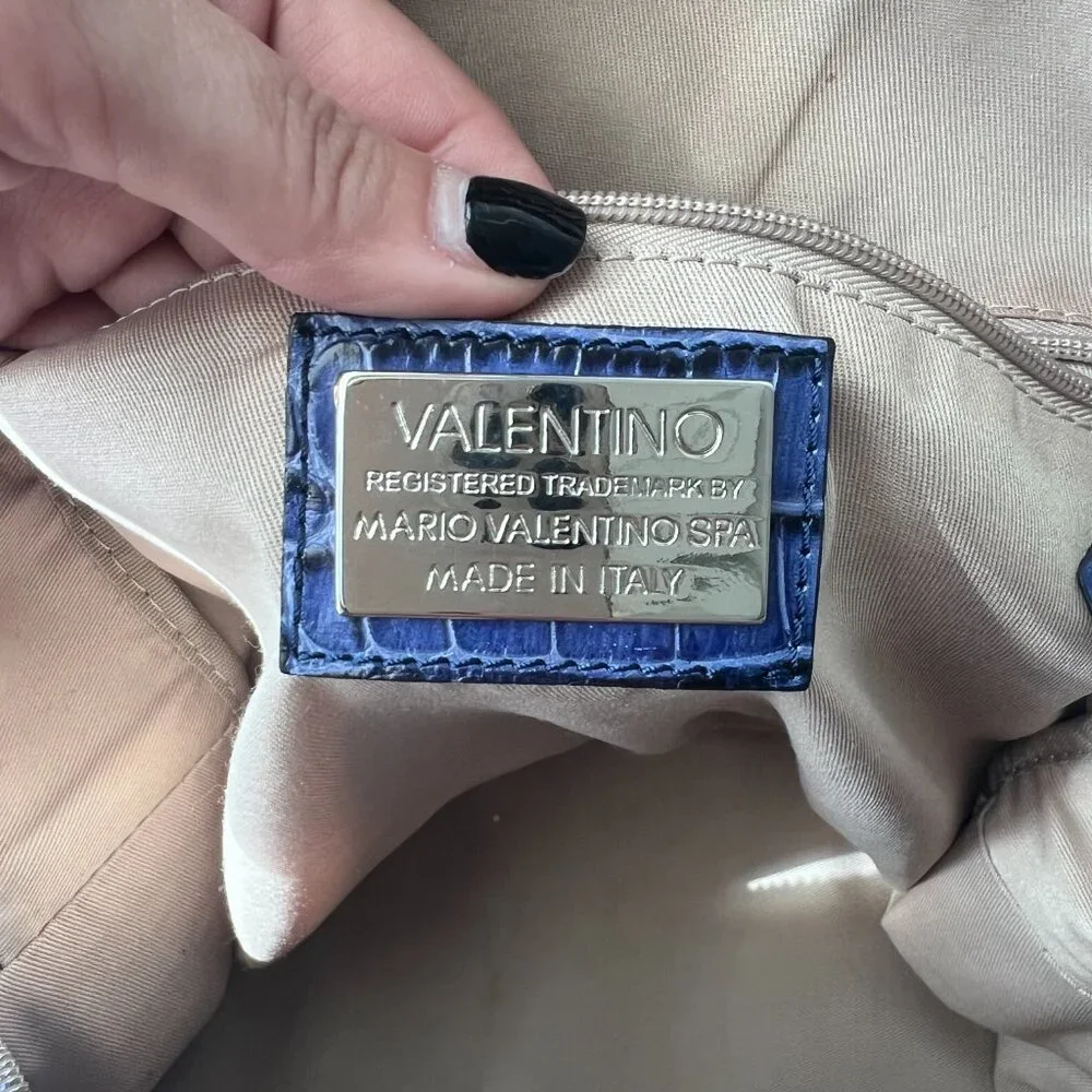 Mario Valentino Backpack in‎ Blue